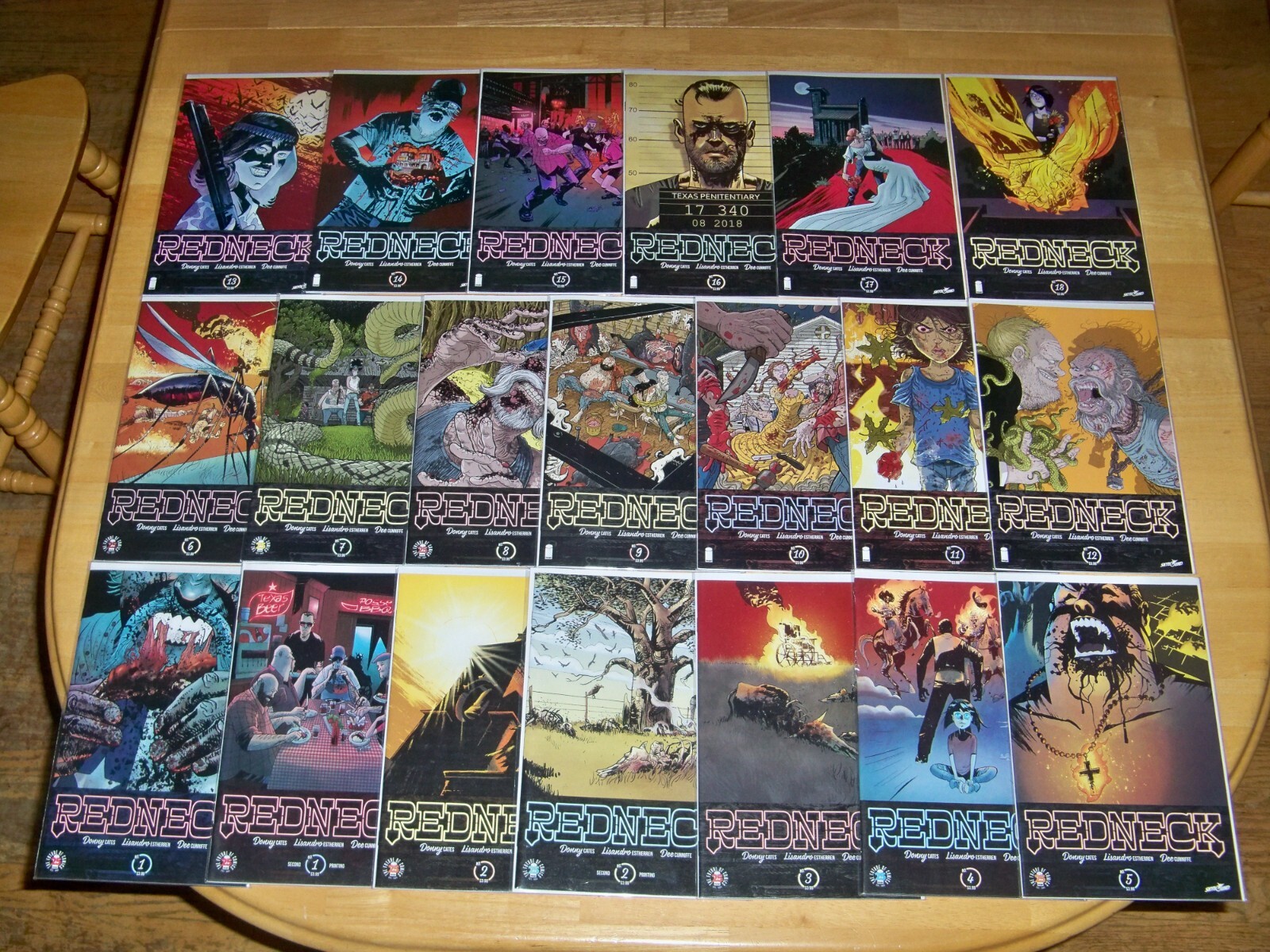 REDNECK -- Issue 1-18 -- Issue 1,2 1st & 2nd Print -- Horror Run -- IMAGE Comics