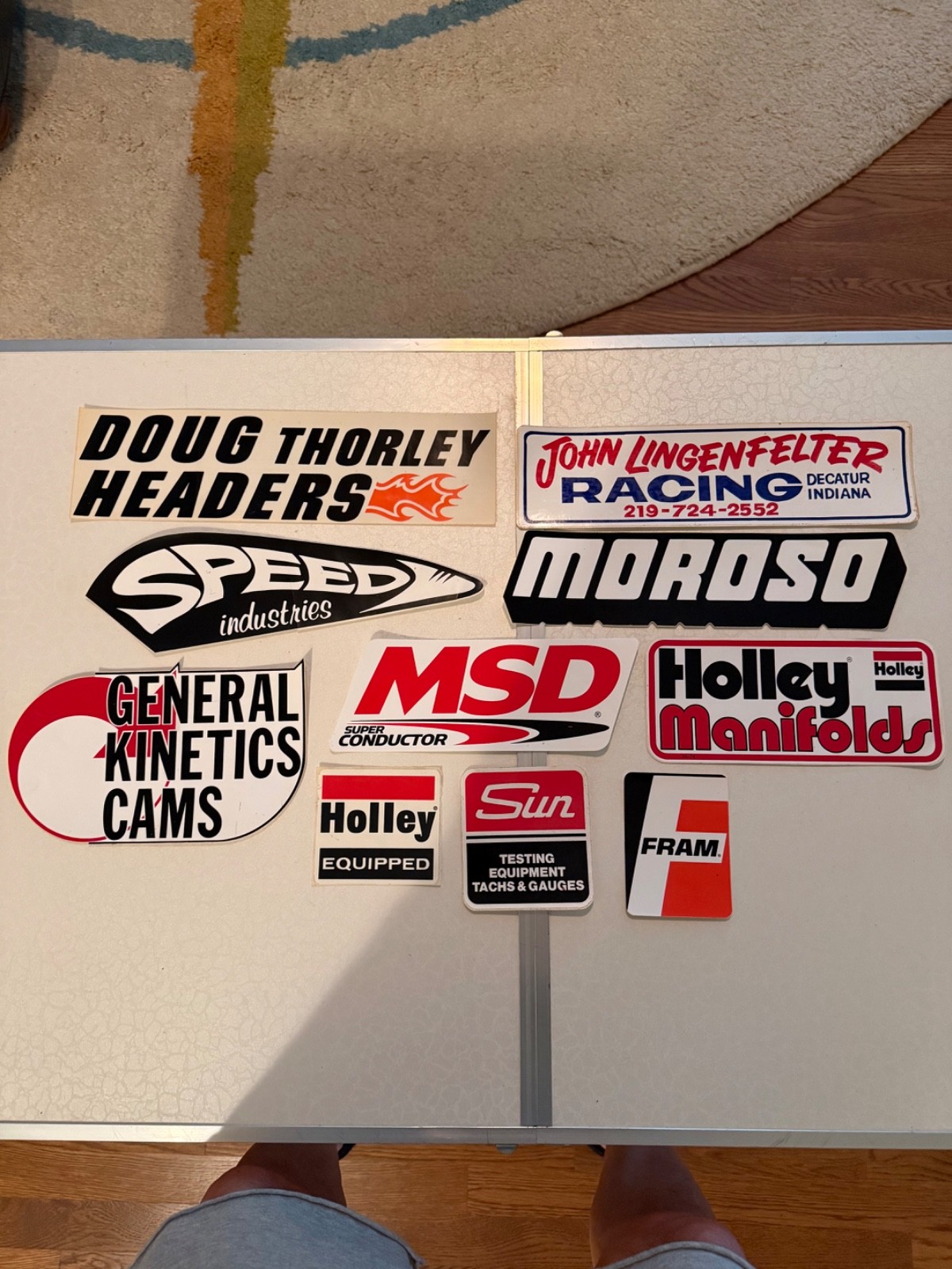 Set of (10) Vintage Original Drag Racing/ Muscle Car Decal / Stickers Set of (10) Vintage Original Drag Racing/ Muscle Car Decal / Stickers