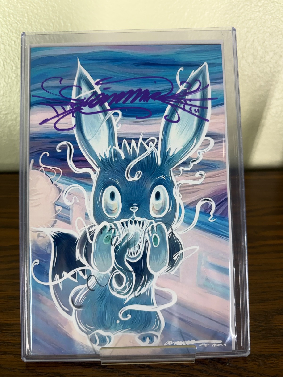Gorkemon Pokemon Eevee Negative Variant Fancy Signed COA Gorkem Demir