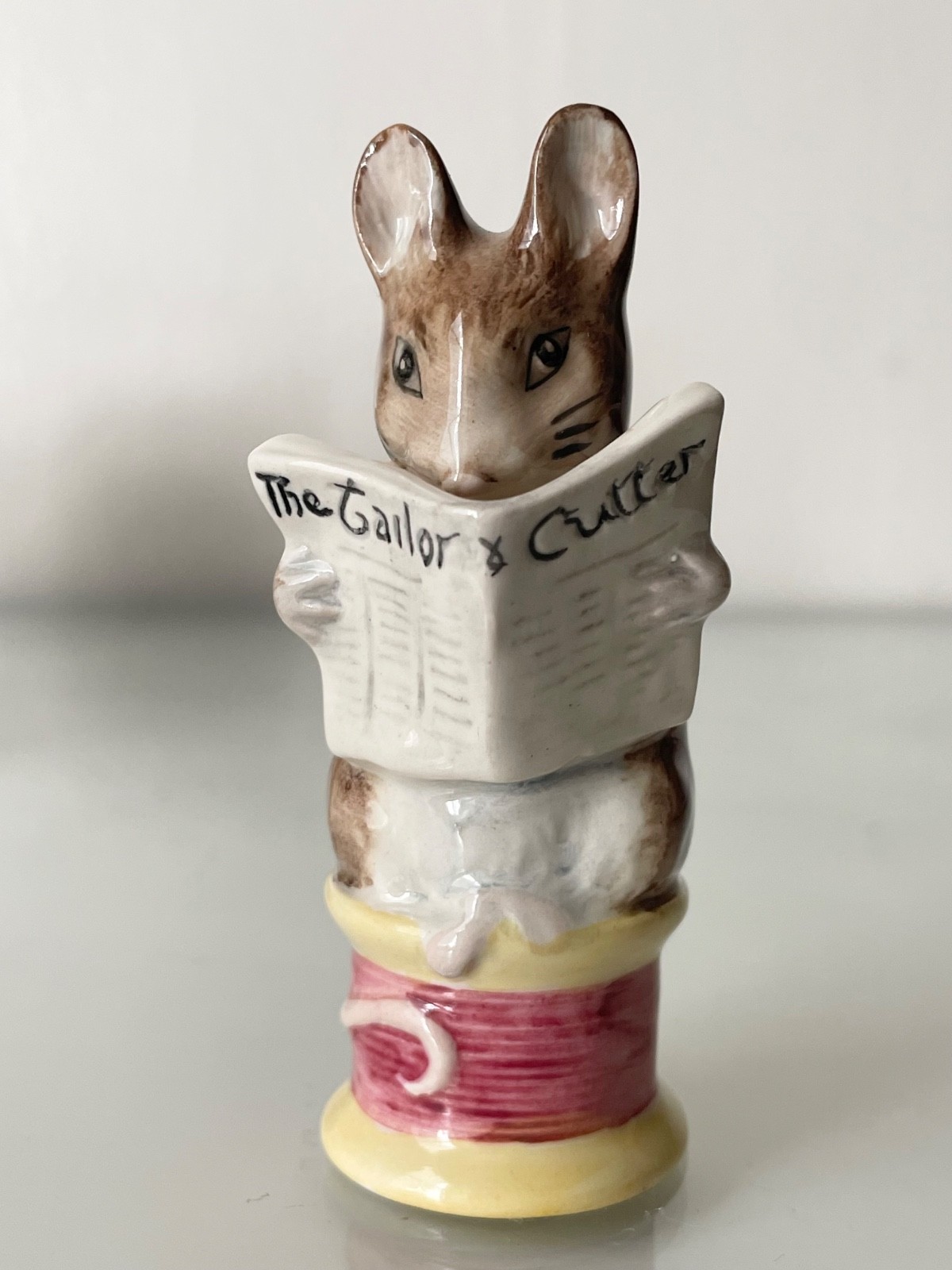 Tailor of Gloucester Mouse Beatrix Potter figurine Royal Albert 1989