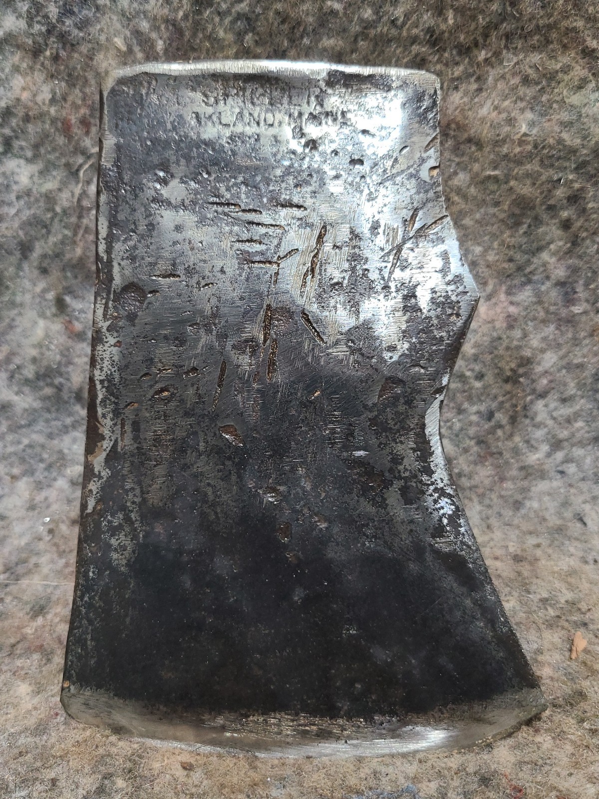Hard to Find 1937 SPILLER Oakland Maine Jersey Pattern Axe Head 3lb 2.6oz Hard to Find 1937 SPILLER Oakland Maine Jersey Pattern Axe Head 3lb 2.6oz