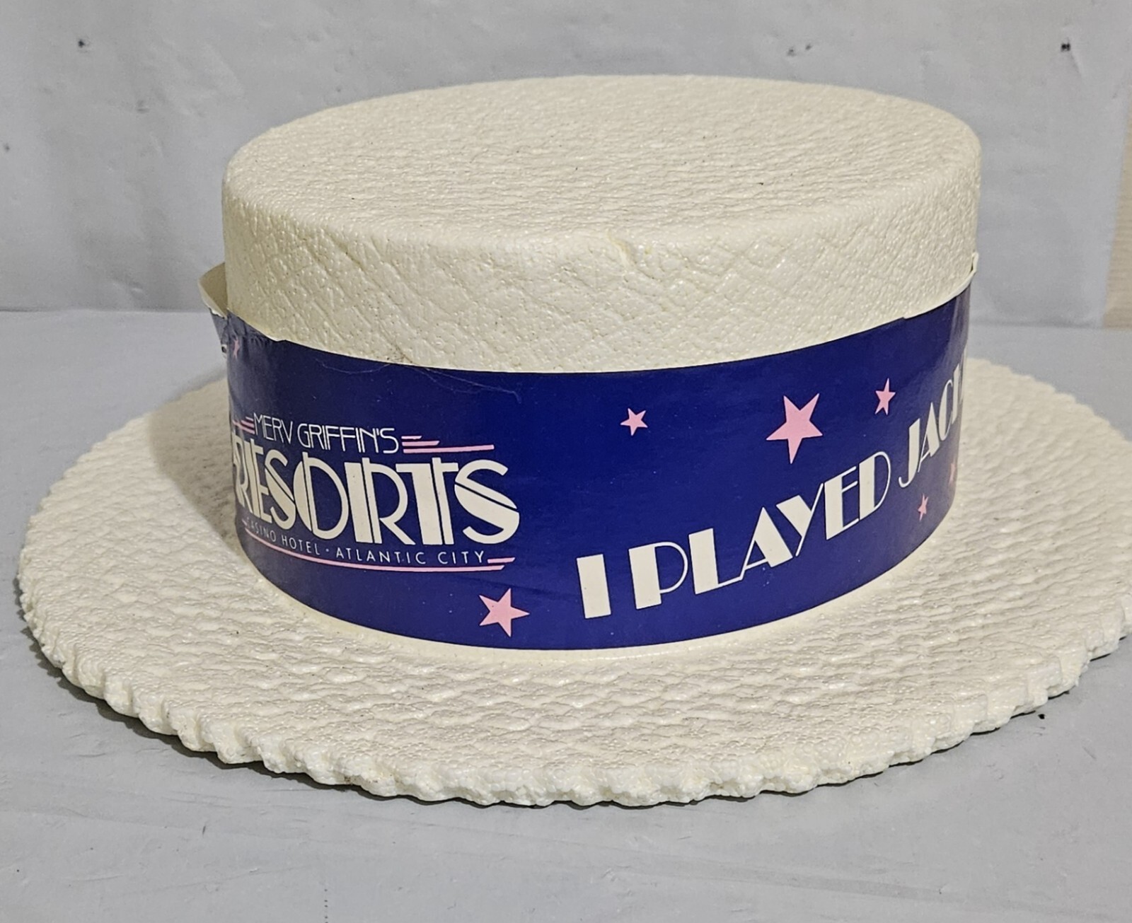Vintage Merv Griffin Resort I Played Jackpot at Resorts Atlantic City Hat