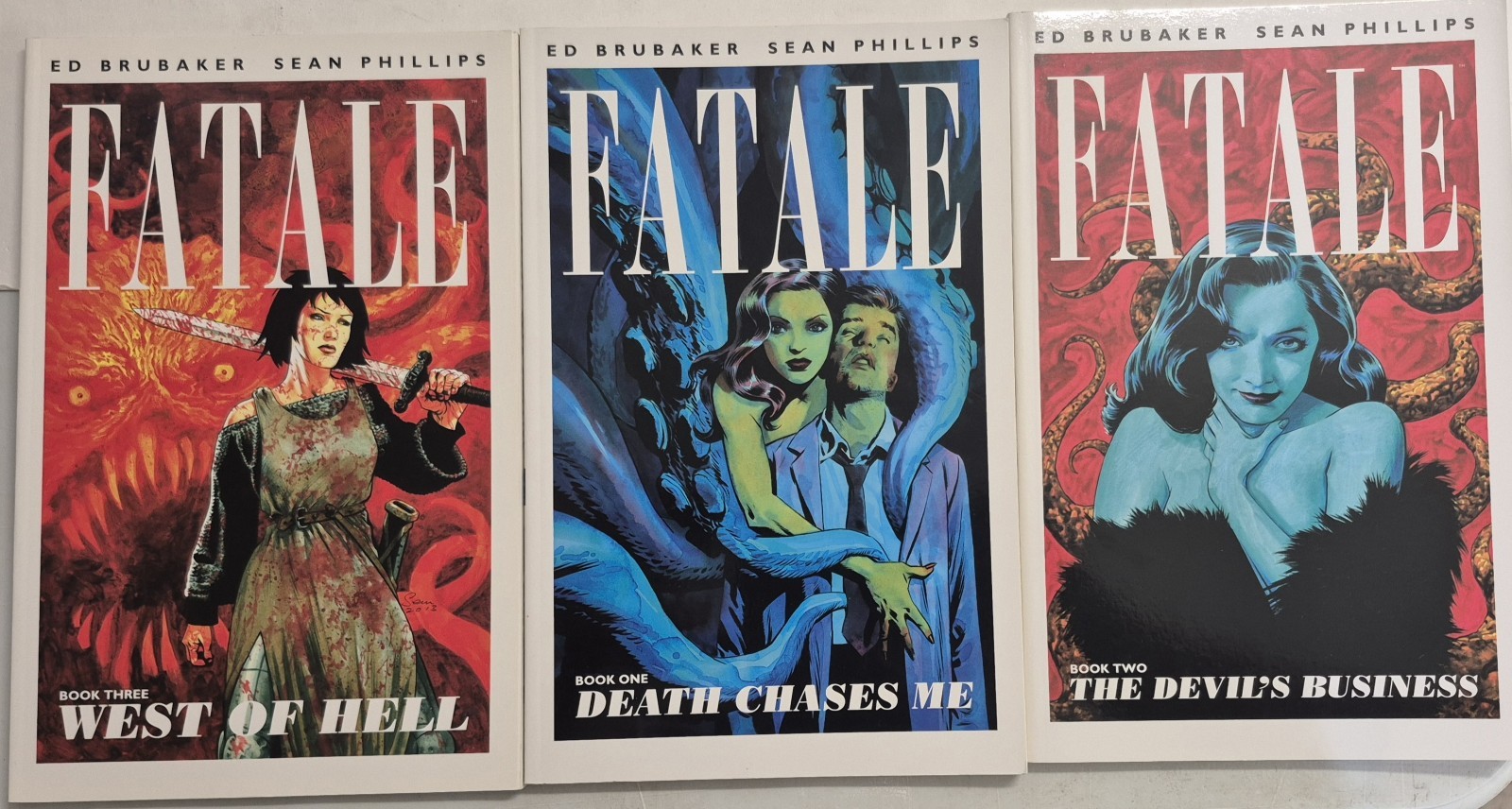 Fatale Vol 1 2 3 Graphic Novel Lot Ed Brubaker Sean Phillips Image Comics Fatale Vol 1 2 3 Graphic Novel Lot Ed Brubaker Sean Phillips Image Comics