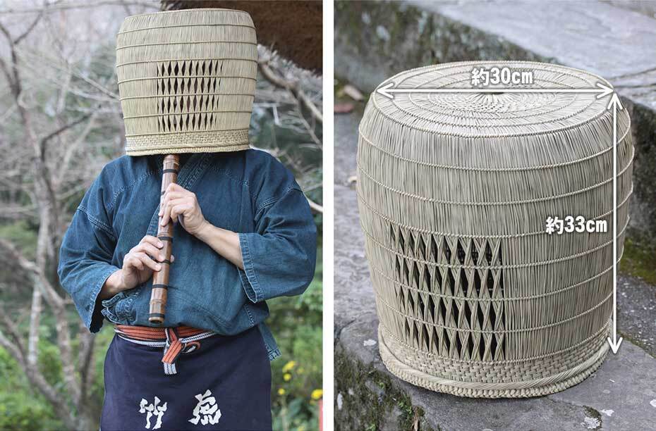 Japanese Edo Monk Hat Genuine Komuso Kasa Samurai Handmade By Craftsmen Japan