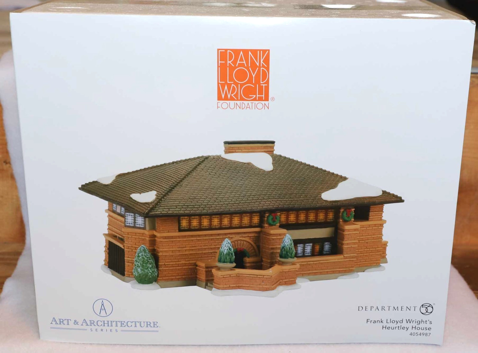 DEPT 56 FRANK LLOYD WRIGHT HEURTLEY HOUSE ART & ARCHITECTURE VILLAGE 4054987 CIC