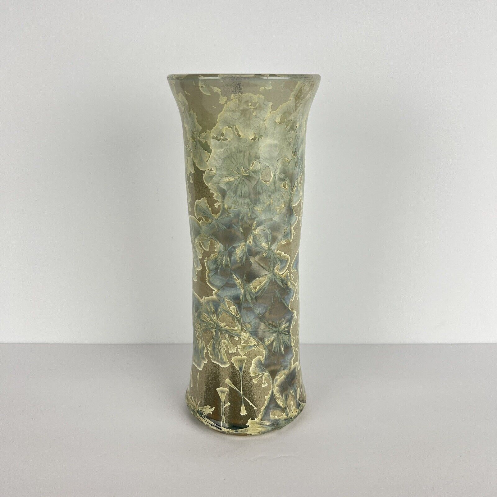 Vintage Pepperwood Vase California Pottery Doug Johnson Crystalline 9in