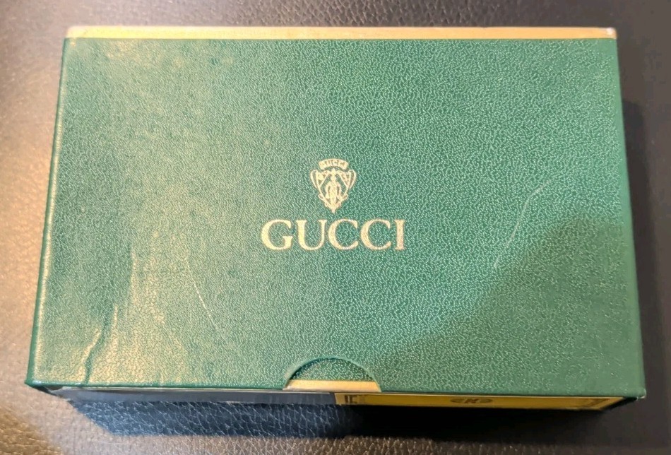 Vintage Gucci Playing Cards - Decks Factory Sealed - Made In Italy