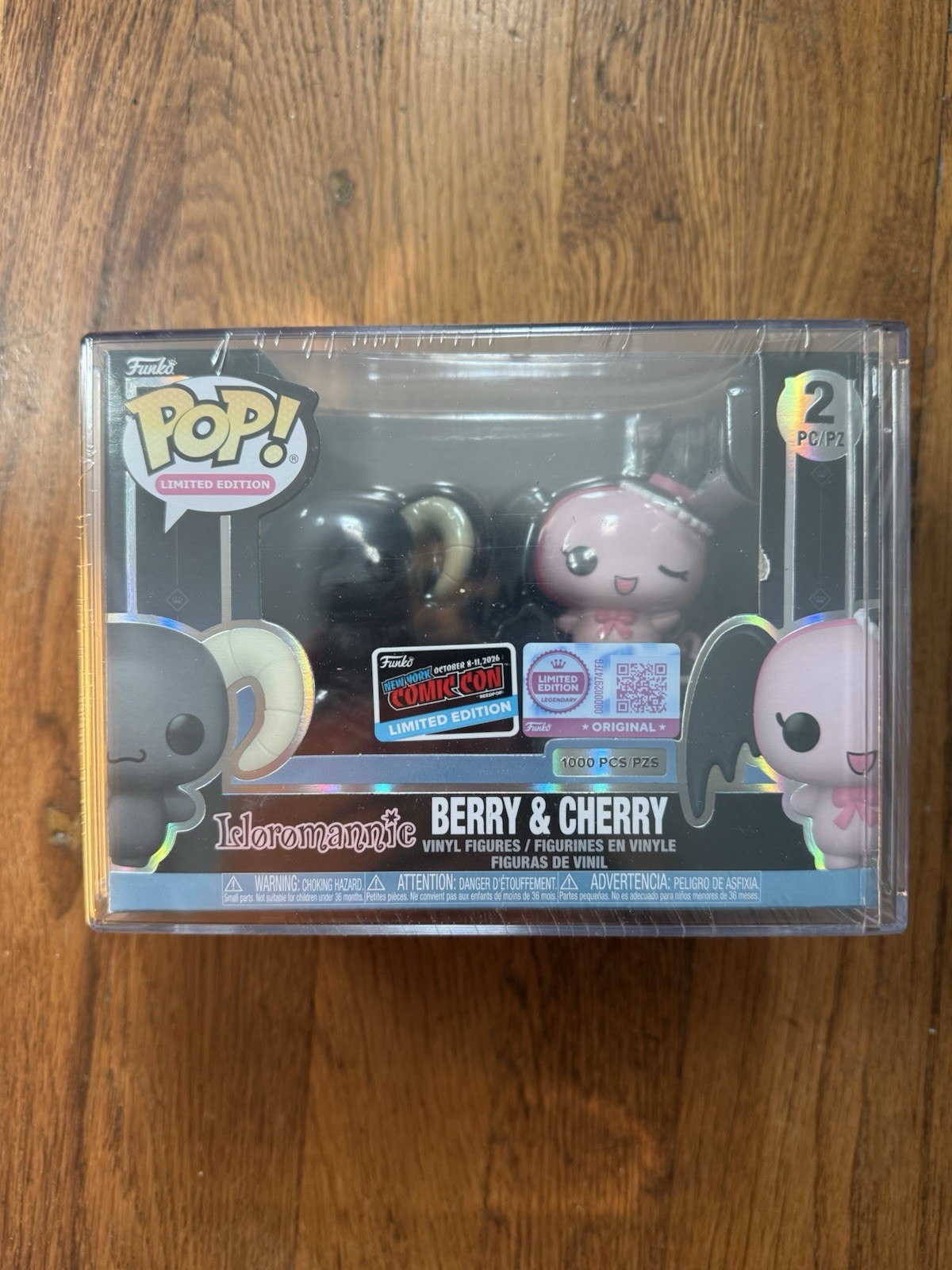 SEALED Funko Lloromannic Berry & Cherry 2-Pack Diamond NYCC Official 2026 LE1000