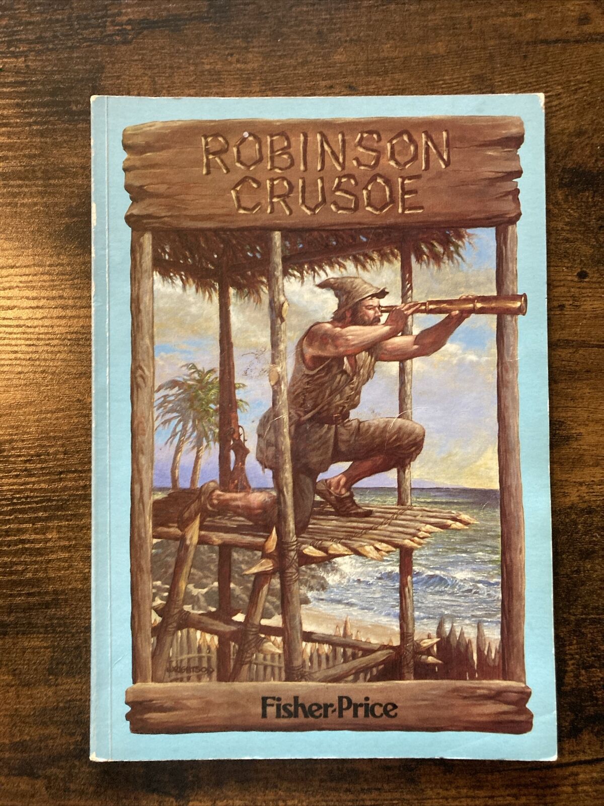 Robinson Crusoe ~ Fisher-Price ~ Marvel ~ 1984 ~ Graphic Novel ~ Daniel Defoe