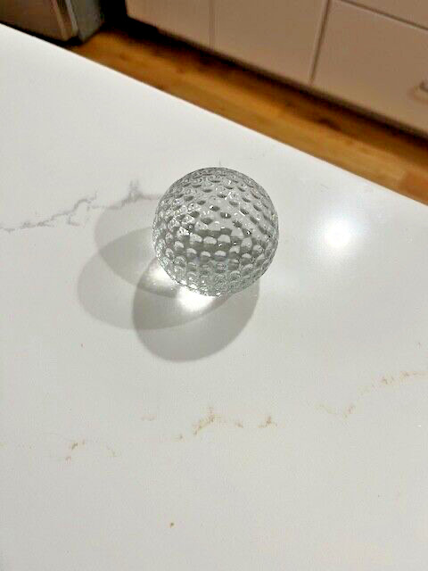 Waterford Crystal Golf Ball Paperweight