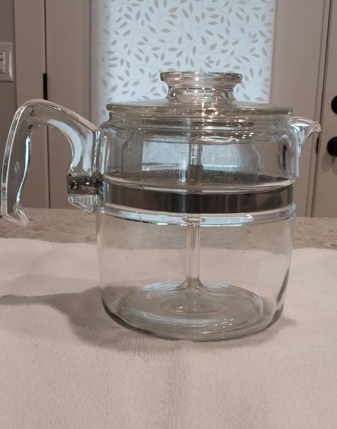 Vintage Pyrex FLAMEWARE 7756-B 6 Cup Coffee 1960\'s