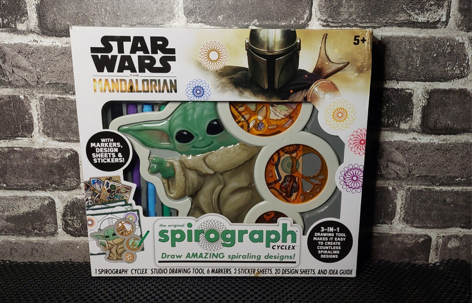 The Mandalorian Spirograph Cyclex Studio Grogu Disney Star Wars Baby Yoda Design