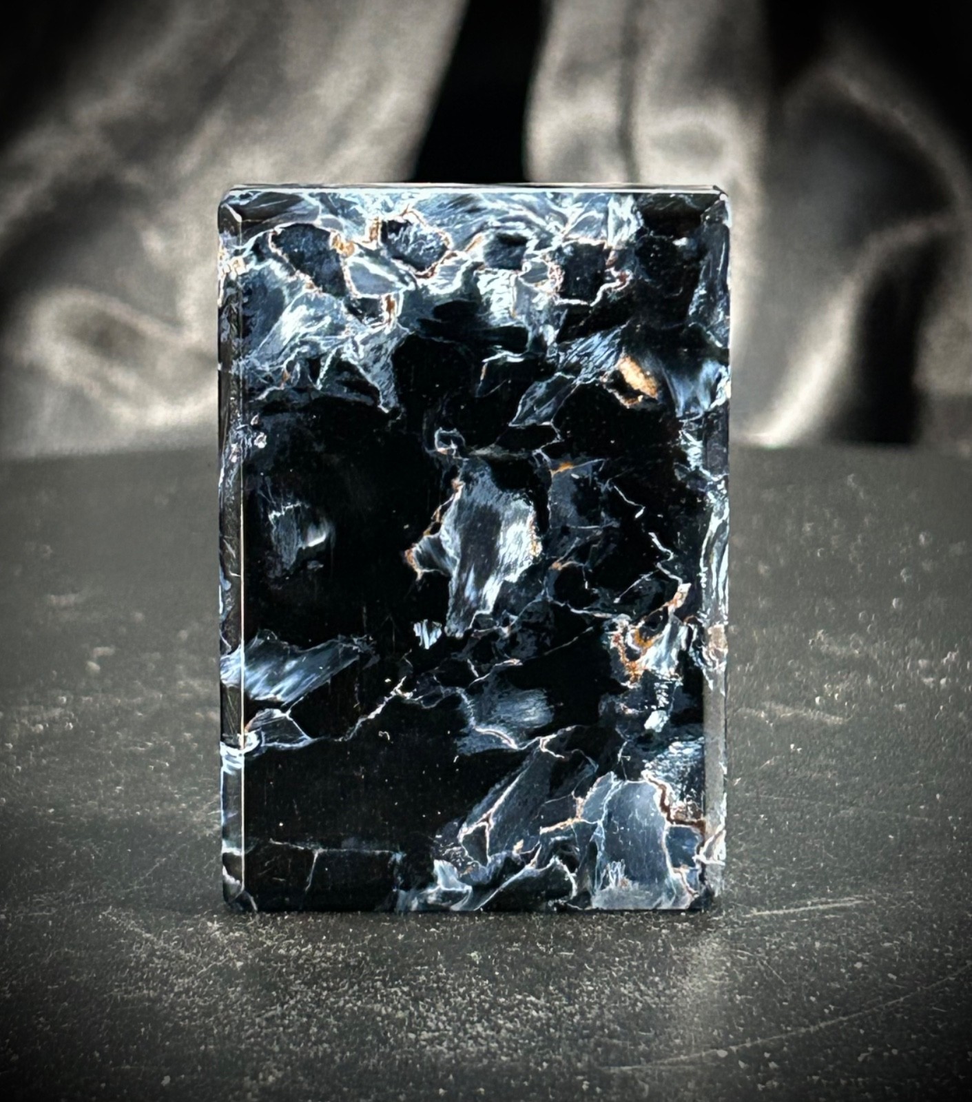 Incredible Flashy 41 Gram Pietersite Slab 2.11 inches x 1.45 inches