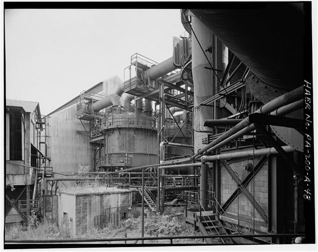 Homestead Pennsylvania Carrie Furnace No 7 Electrostatic Precipitator 1900s