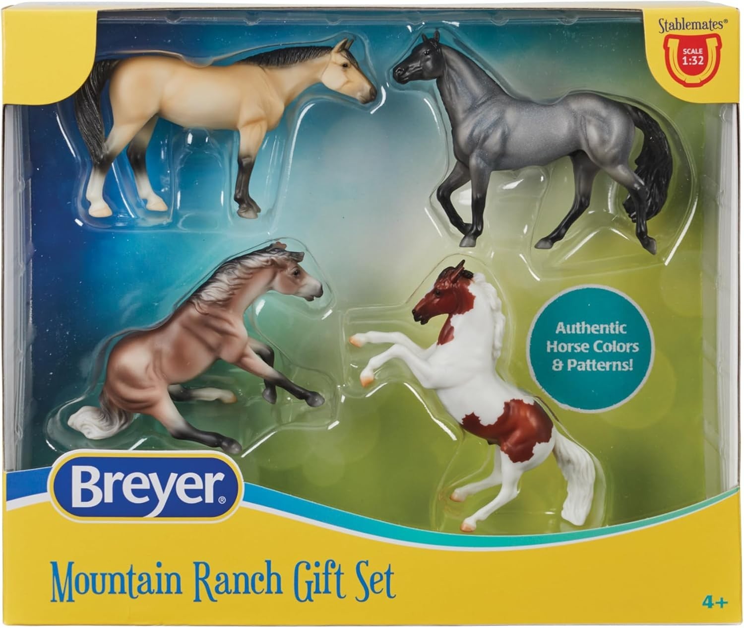 Breyer Horses Stablemates Series Mountain Ranch Gift Set #B-SM-10256