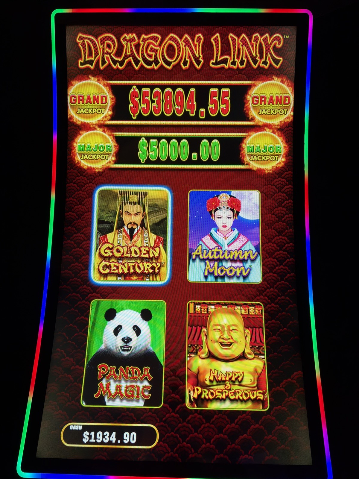 Dragon Link 4 in 1 / Dragon Cash Slot Machines