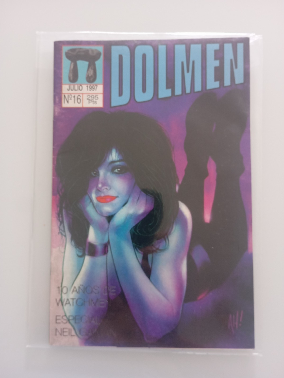 ADAM HUGHES  DEATH   1997 Dolmen #16 Spanish