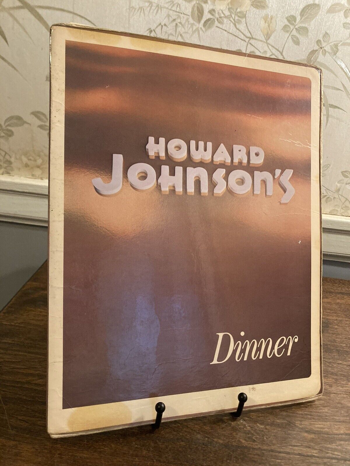 Rare 1970s-80s Howard Johnson’s HoJo Dinner Menu