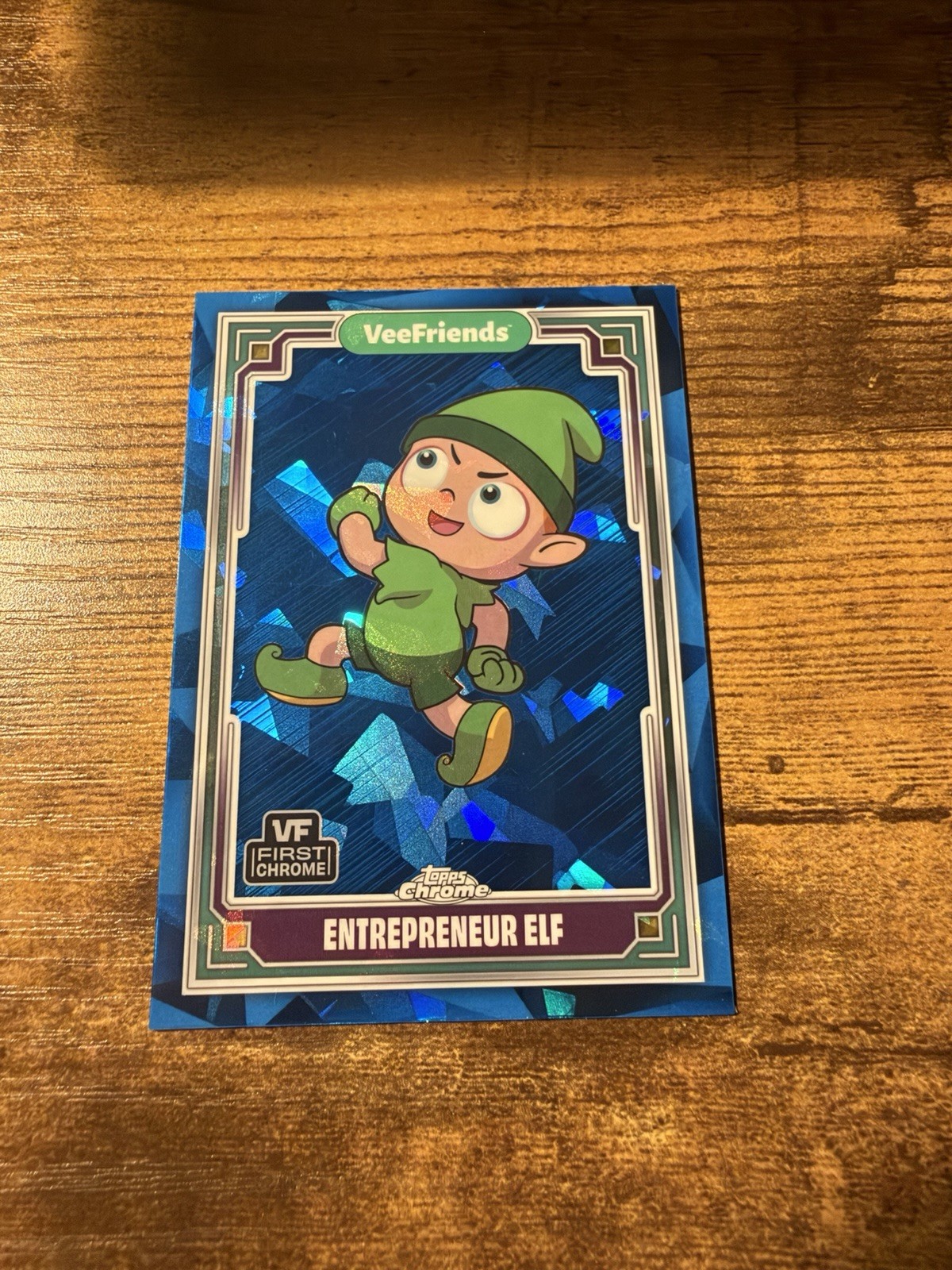 Topps Chrome VeeFriends 2025 Sapphire Edition Entrepreneur Elf