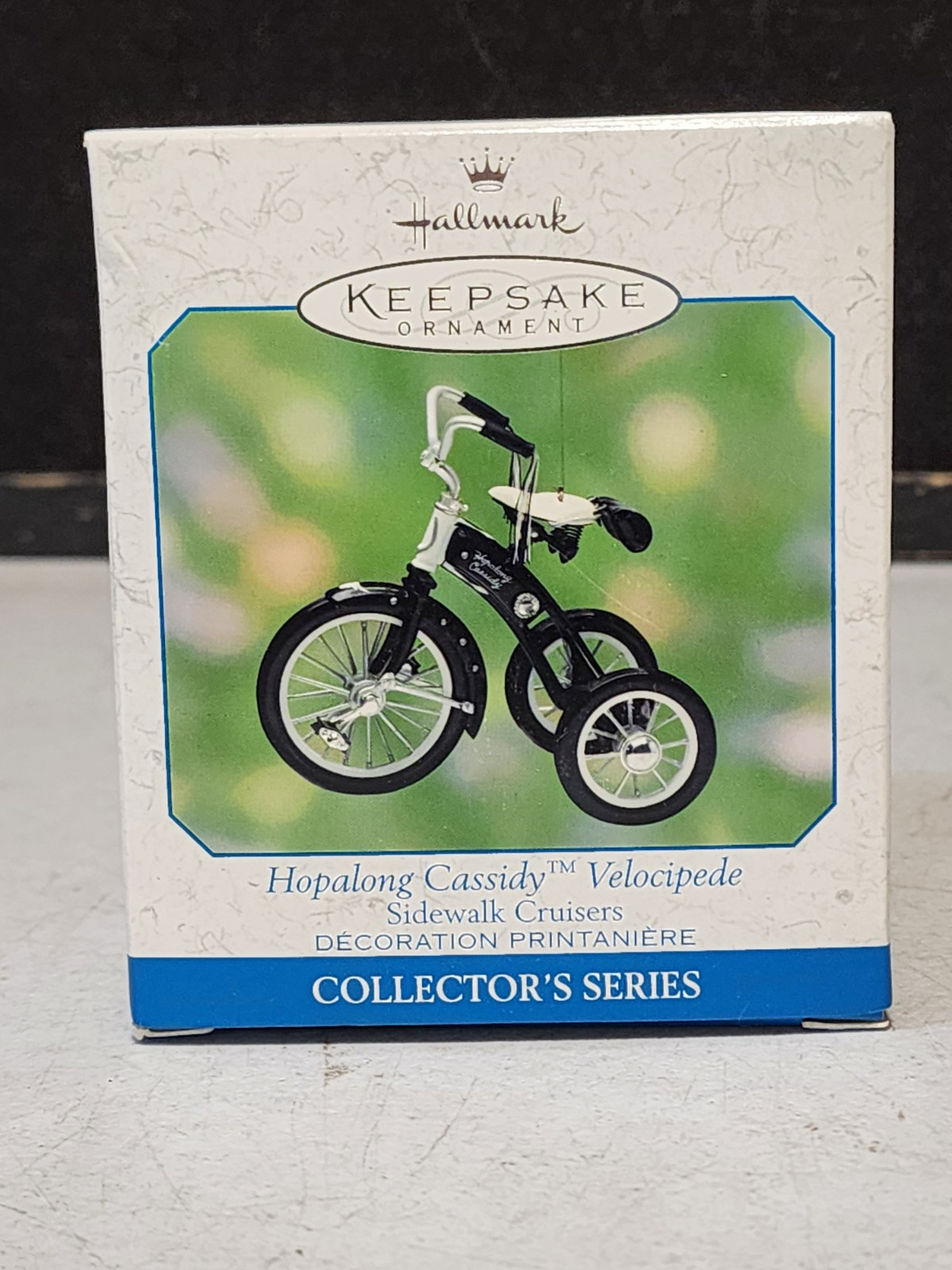 NRFB 2000 Hoppalong Cassidy Velocipede Tricycle Hallmark Keepsake Ornament