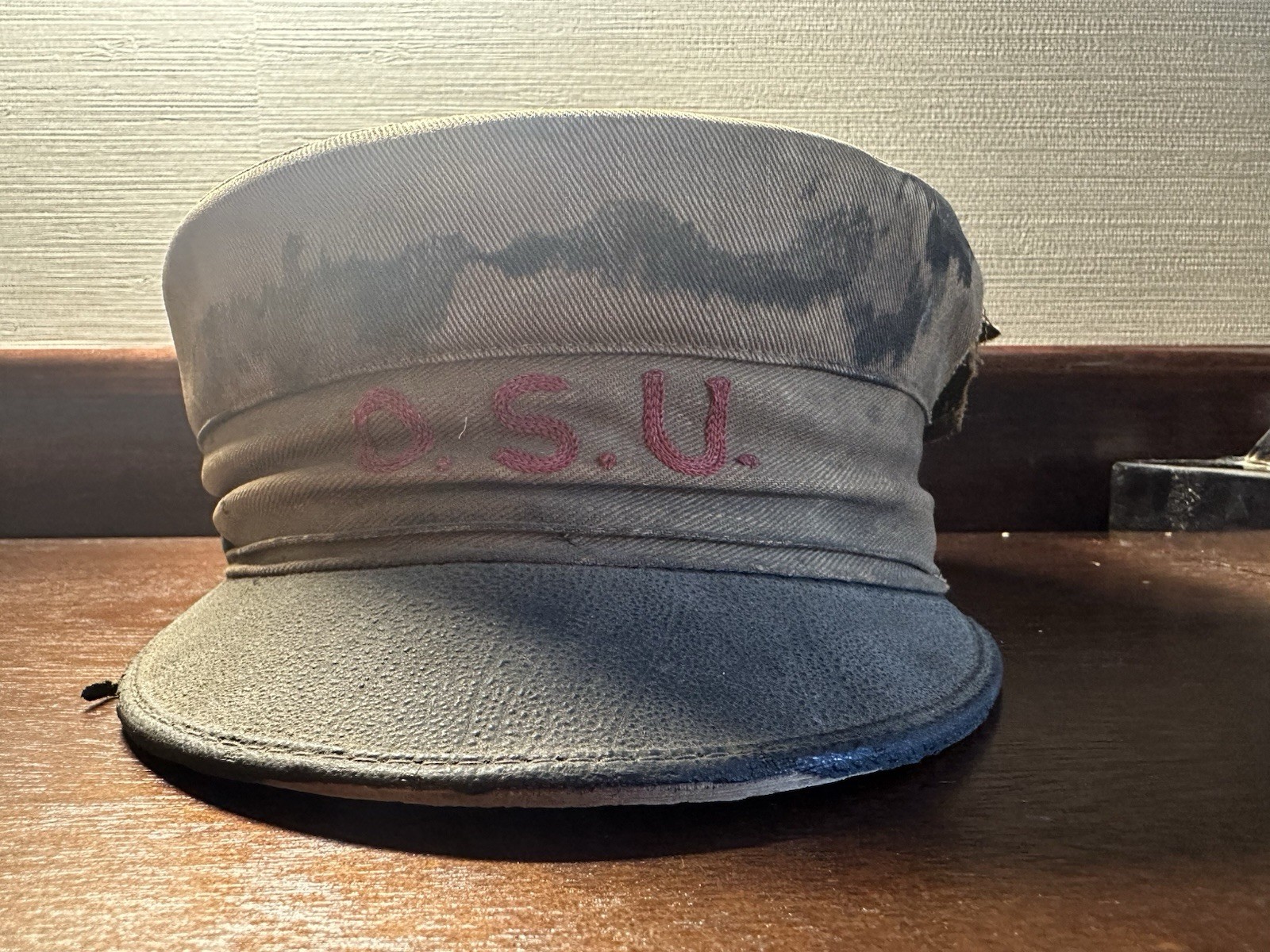 Vintage O.S.U. Freshman Dink Visor Cap - Early Mid-Century College Memorabilia
