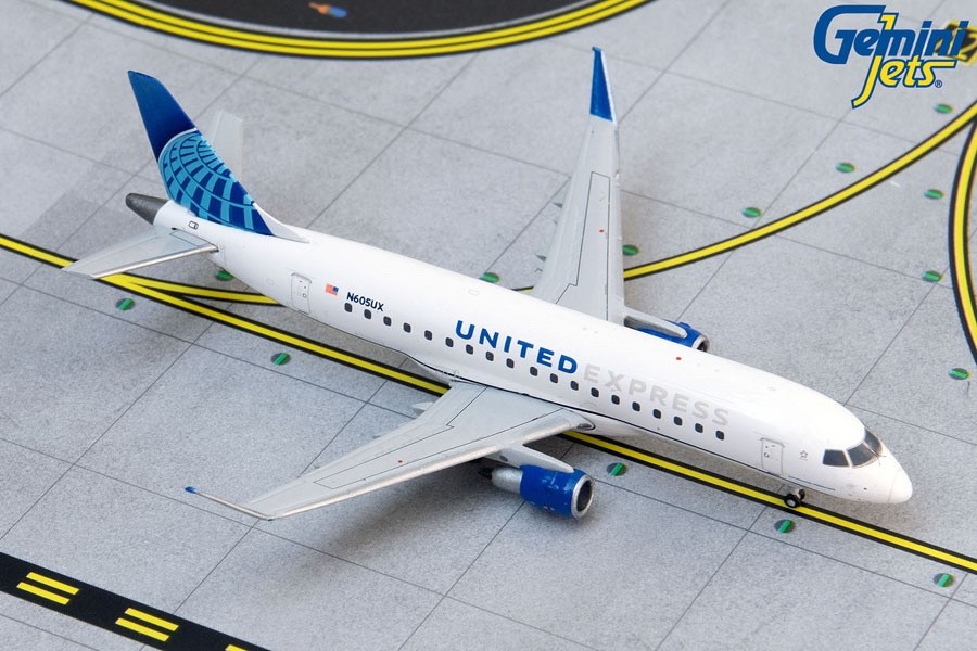 Geminijets 1:400 United Express E175 N605UX Geminijets 1:400 United Express E175 N605UX