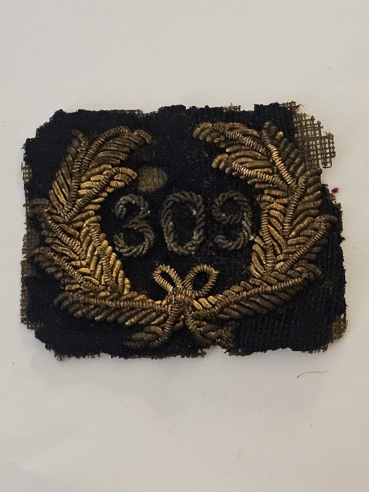 Civil War Army 309th Infantry Bullion Campaign Hat Badge Patch L@@K