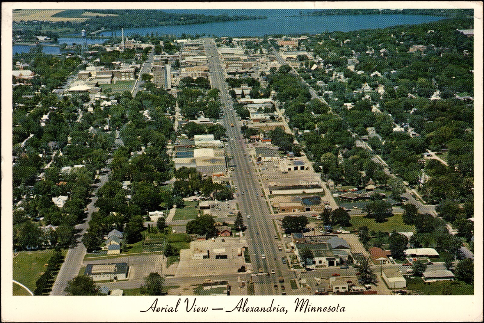 Alexandria MN-Aerial View-Birthplace of America Continental PC Alexandria MN-Aerial View-Birthplace of America Continental PC