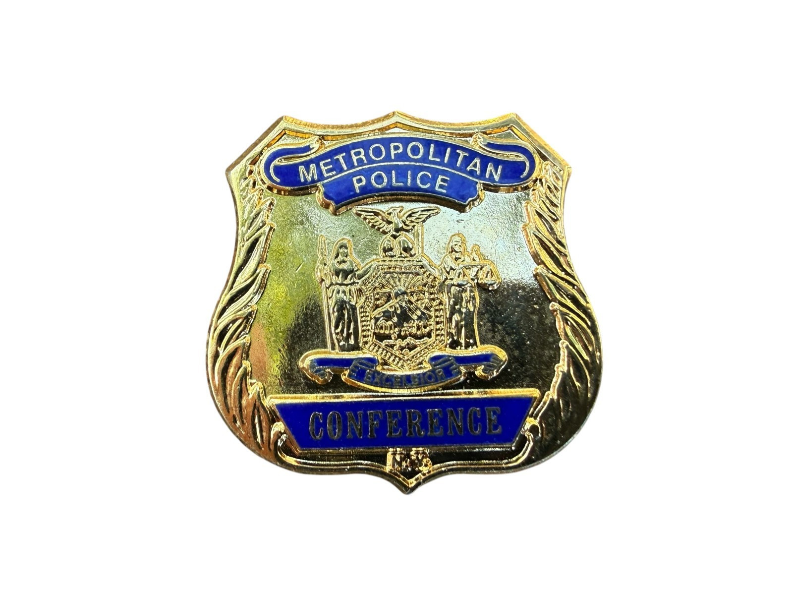 NYPD Family Member Mini Badge metropolitan police conference
