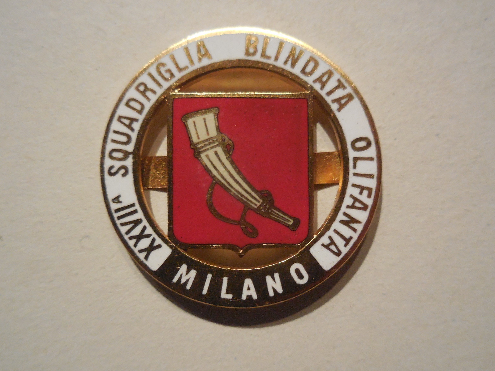 Citizens badge order XXVII armored squadron elephant