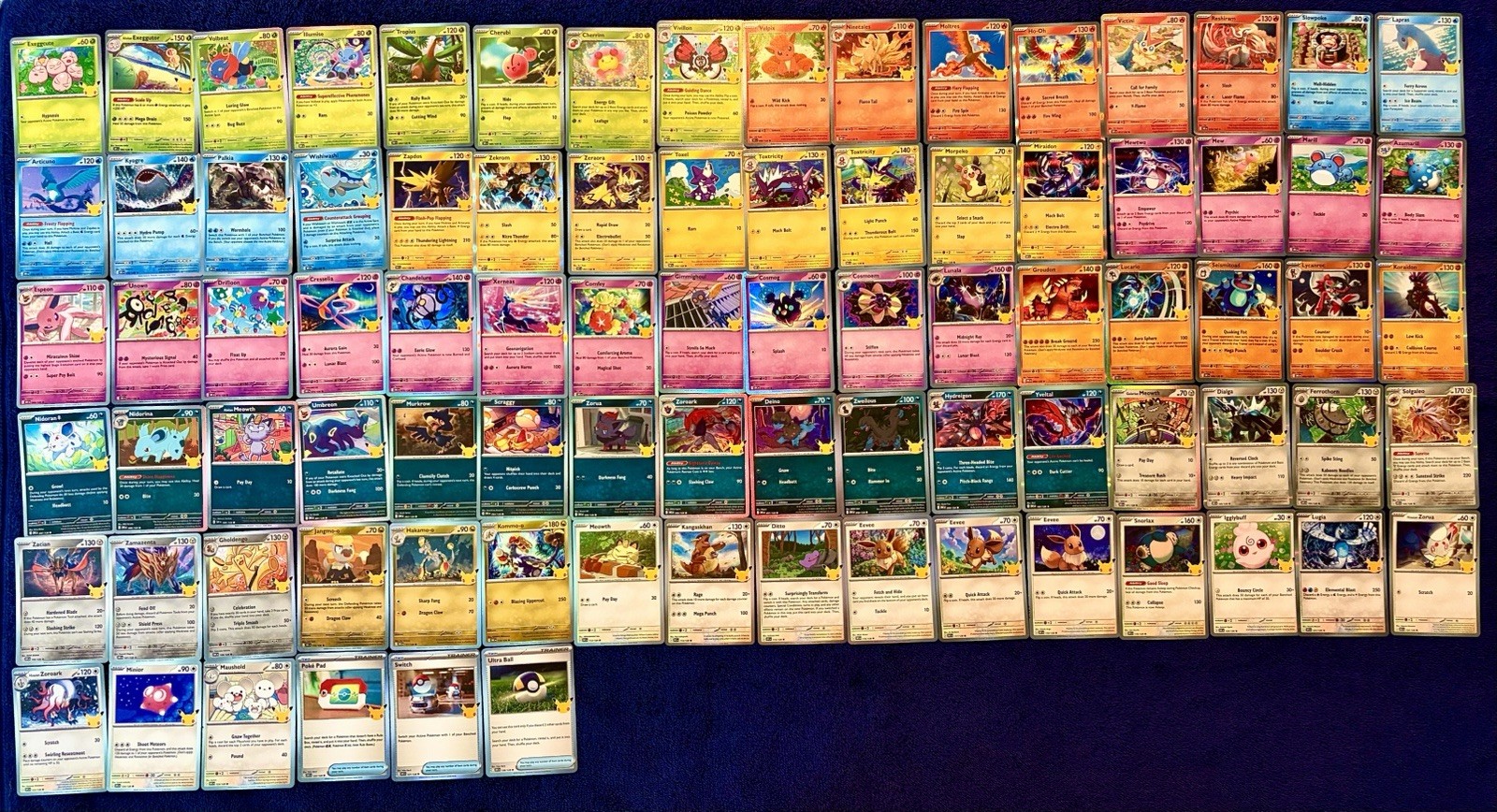 Pokemon 30th Anniversary COMPLETE HOLO SET
