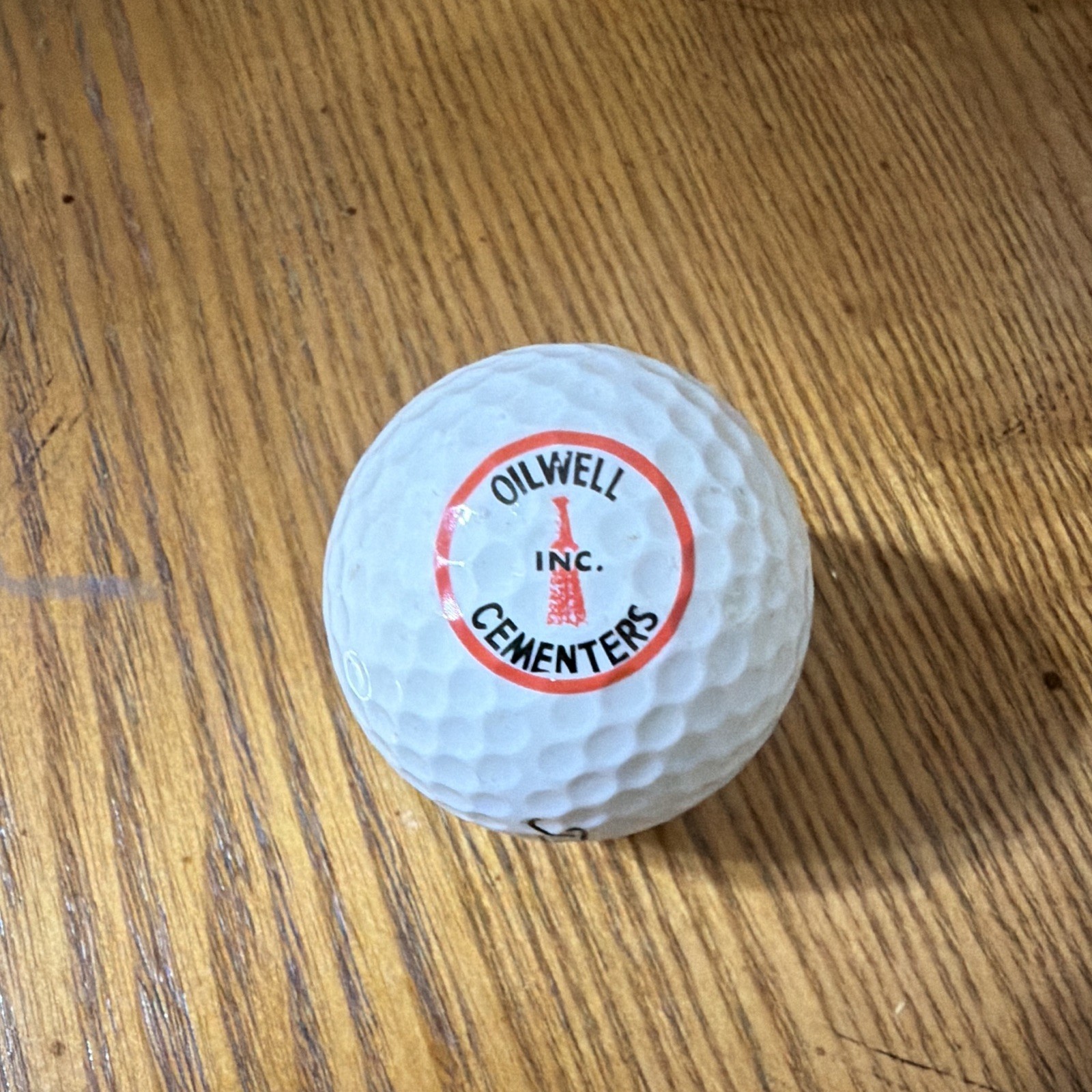 Vintage Titleist Oilwell Cementers Inc Oilfield Logo Golf Ball Oklahoma