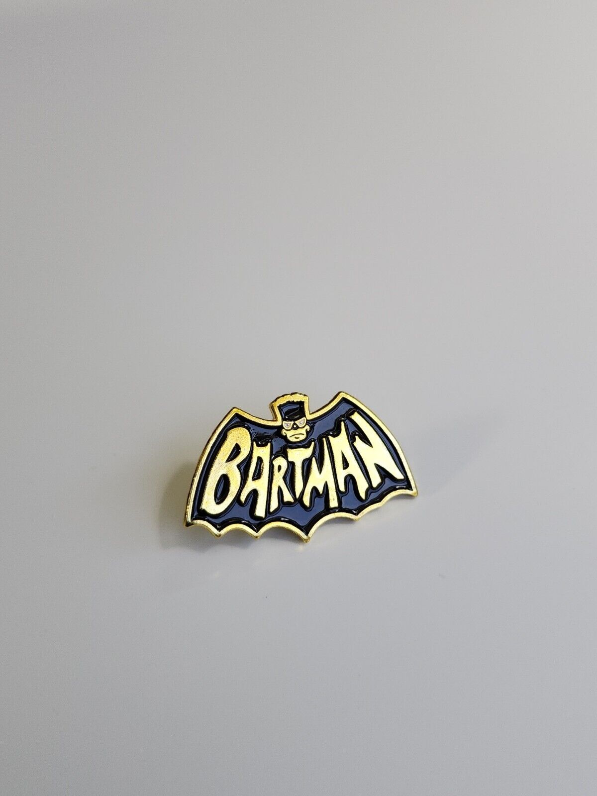 Batman Lapel Pin Bart Simpson Cartoon Character 
