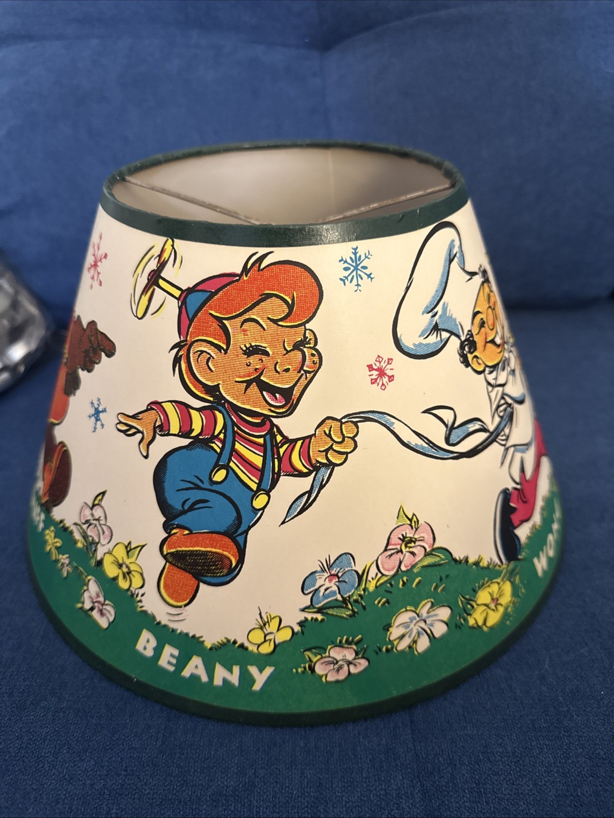 RARE VTG 1950s Beany & Cecil Cartoon Lamp SHADE ONLY Bob CLAMPETT Alert Lamp Co