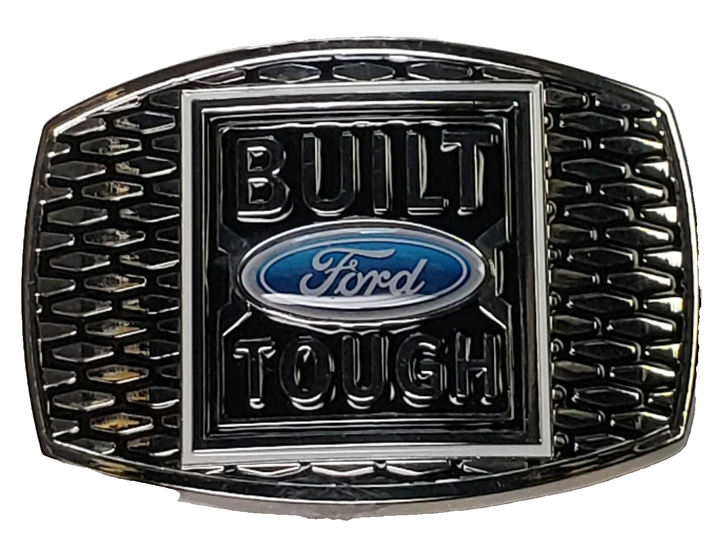 Ford Built Tough Belt Buckle Officially Lic. Product Spec Cast NOT MADE ANYMORE