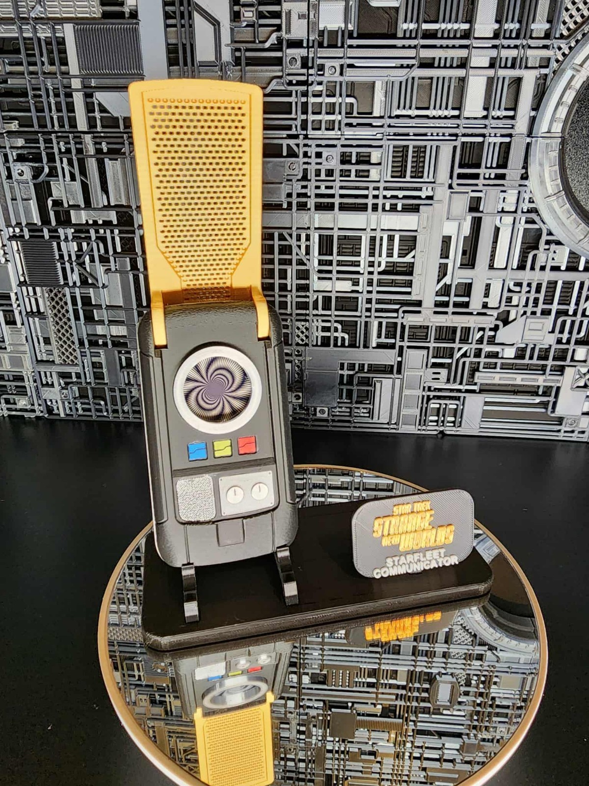 Star Trek Strange New Worlds Communicator Prop (UPDATED PRINT) - MATTE Finish