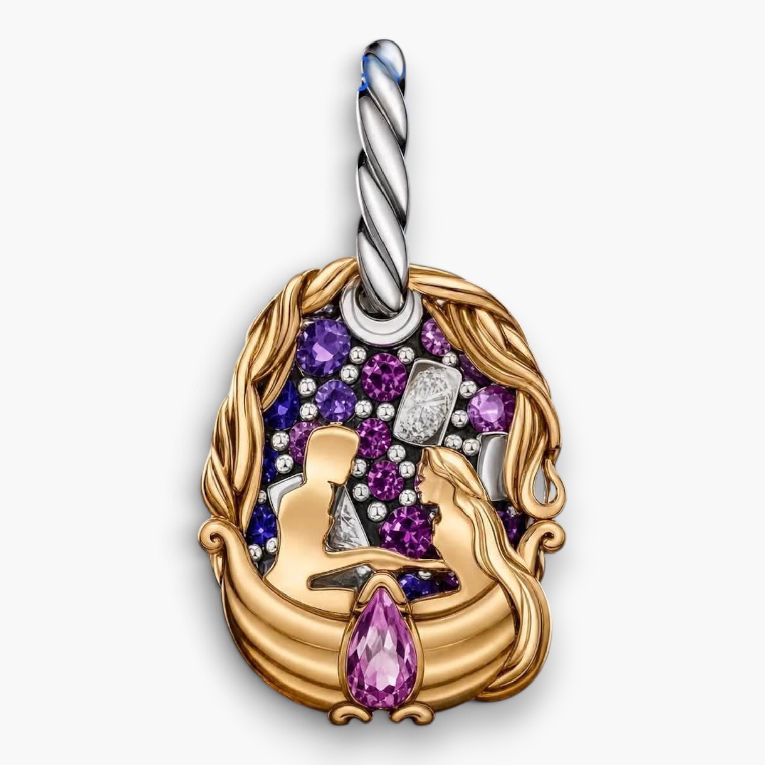 Disneyland Paris exclusive - Pandora Charm - TANGLED RAPUNZEL - NO IMPORT FEES