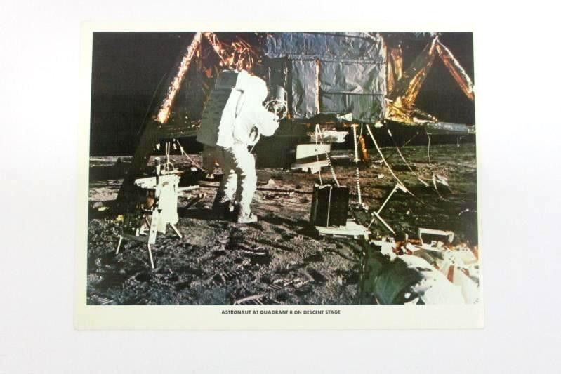 Apollo 12 Vintage Astronaut at Quadrant II Descent Stage 8.5x11 Print