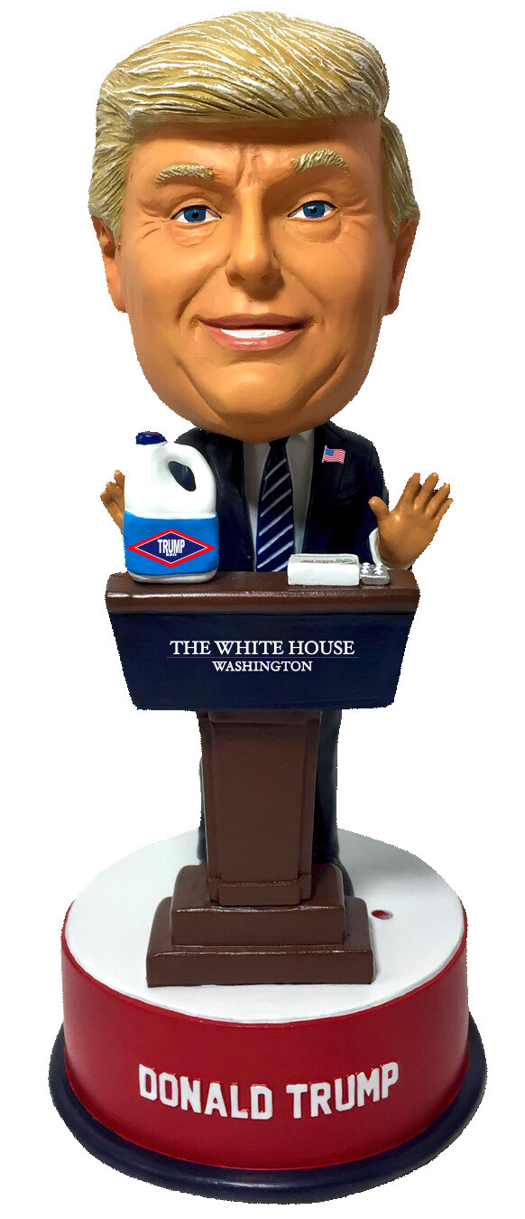 Donald Trump Talking Bleach President Limited Edition Bobblehead
