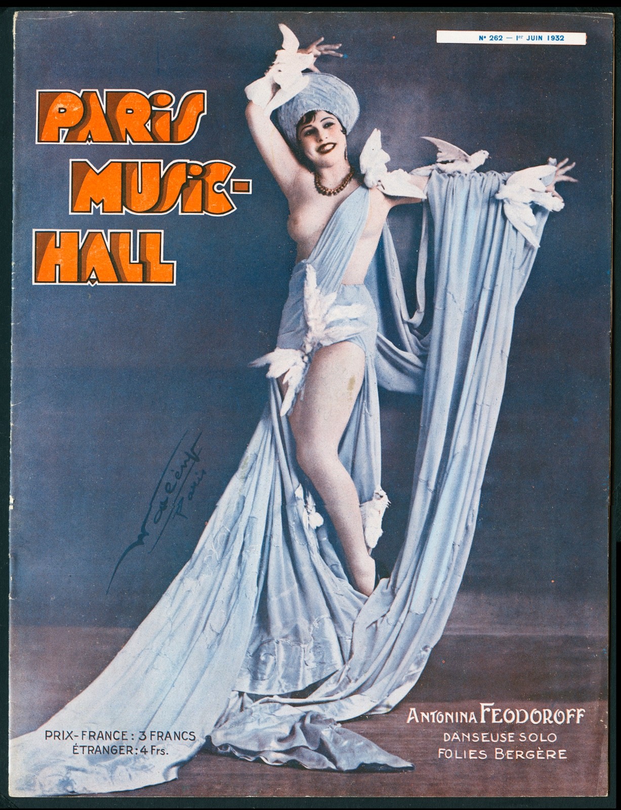 PARIS MUSIC HALL #262 June 1932 Dancers COSTUMES Art Deco Manasse Piaz Walery Px