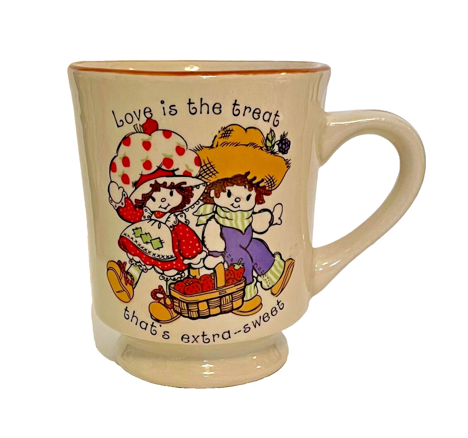 Vintage Strawberry Shortcake Mug “ Love Is The Treat That’s Extra Sweet” 