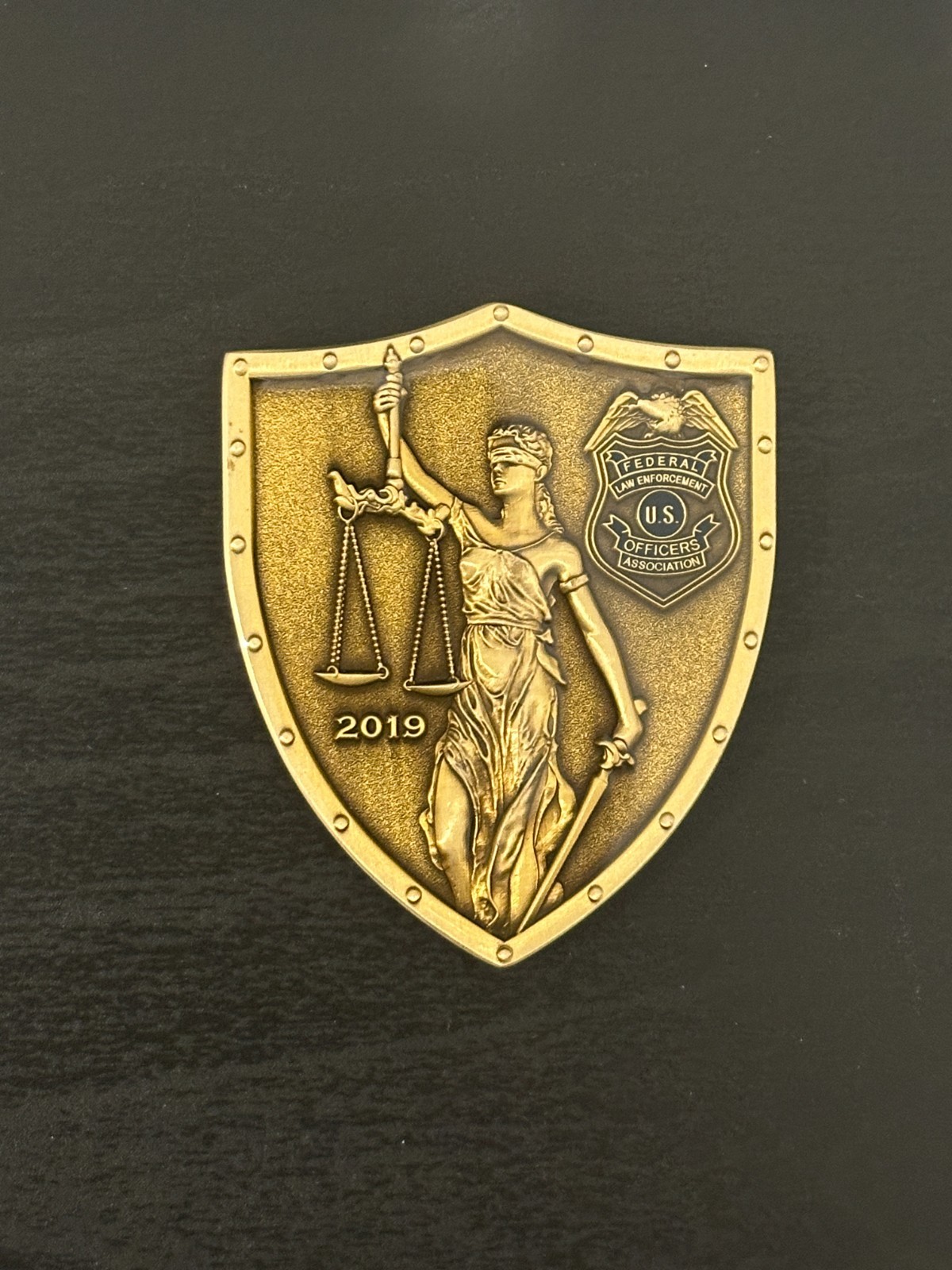 2019 Federal Law Enforcement Officers Association (FLEOA) Challenge Coin