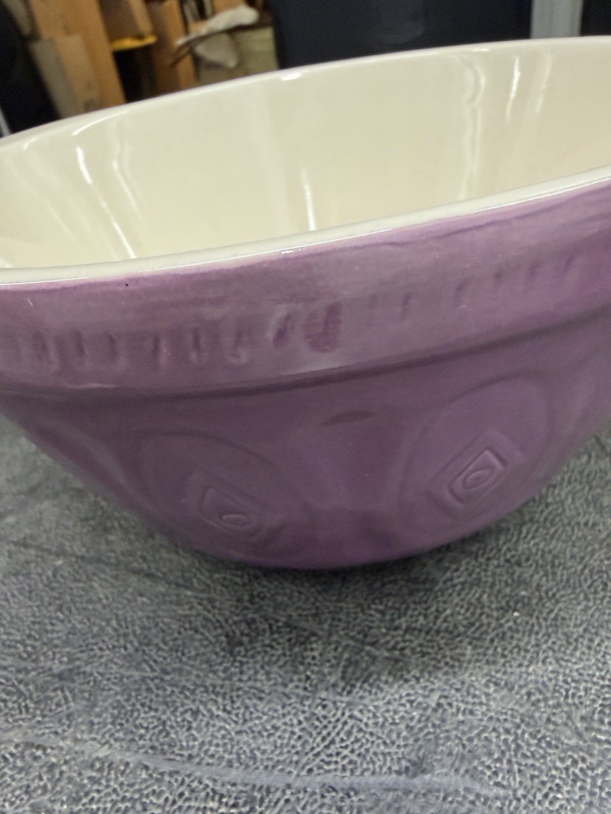 Vintage french Le Boulanger mixing bowl