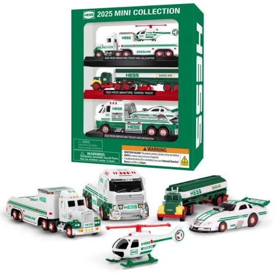 Hess Trucks 2025-----3 pack Mini Collection, BRAND NEW Unopened