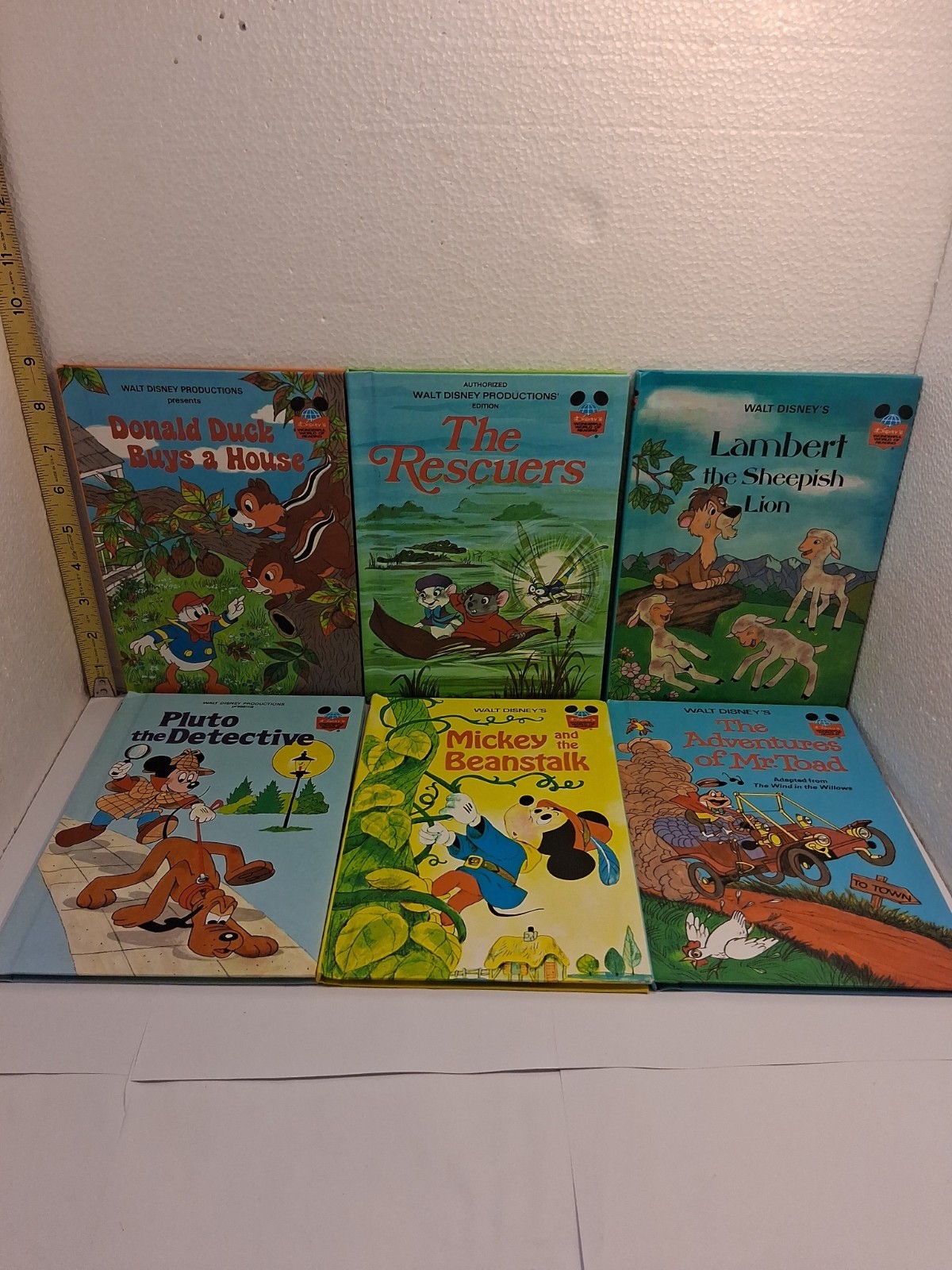 New Walt Disney Wonderful World Of Reading Books ☆Vintage☆