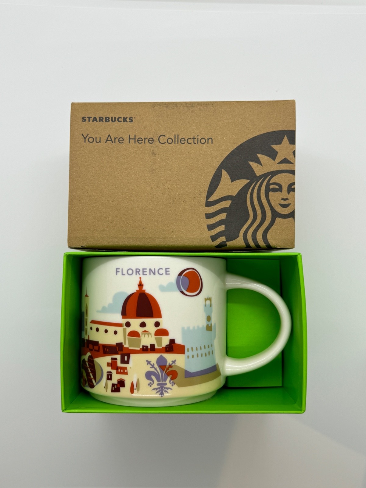 Starbucks FLORENCE - Italy You Are Here YAH Collection mugs, 14oz  NEW-US Seller