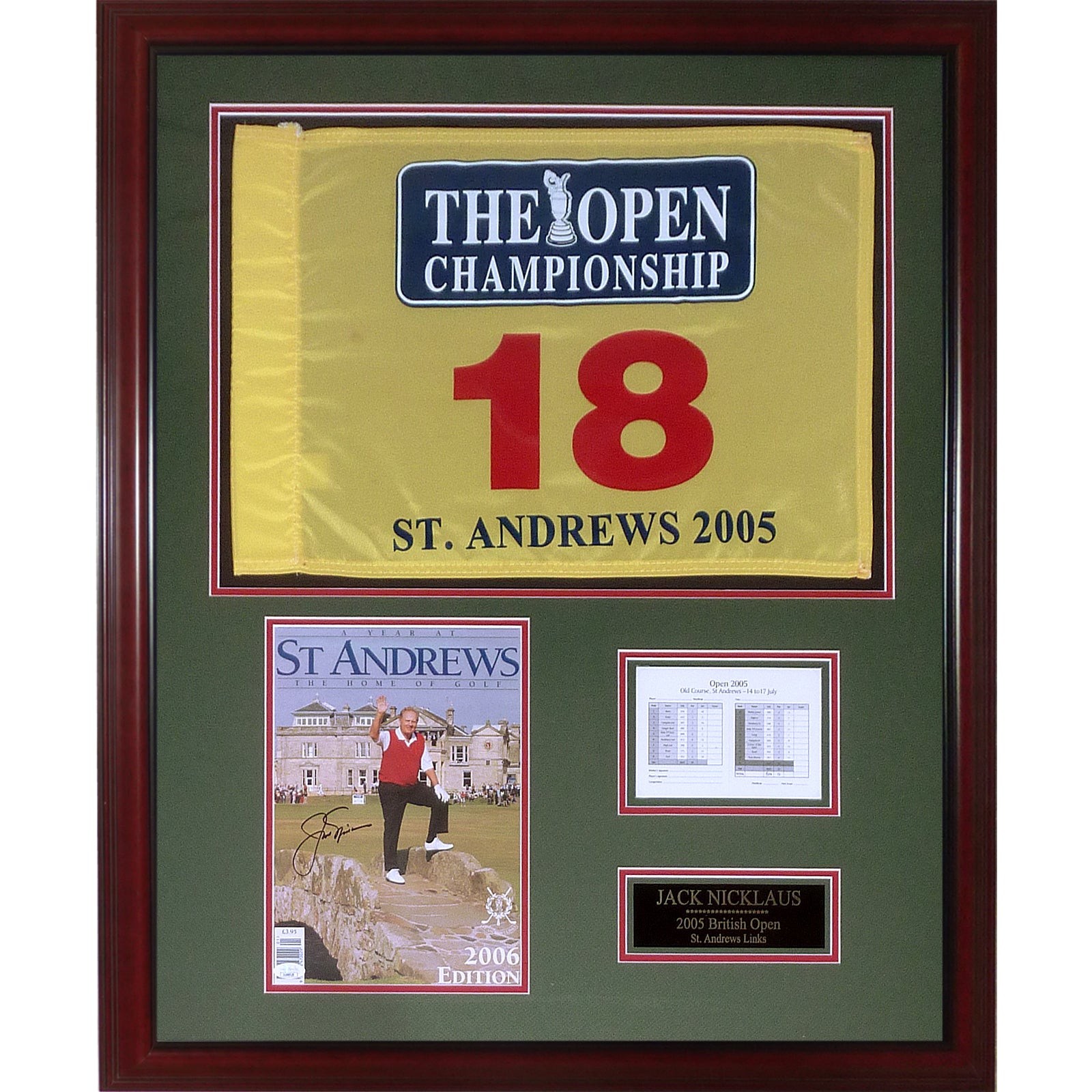 Jack Nicklaus Autographed 2005 British Open Program (Last Open at St Andrews) De