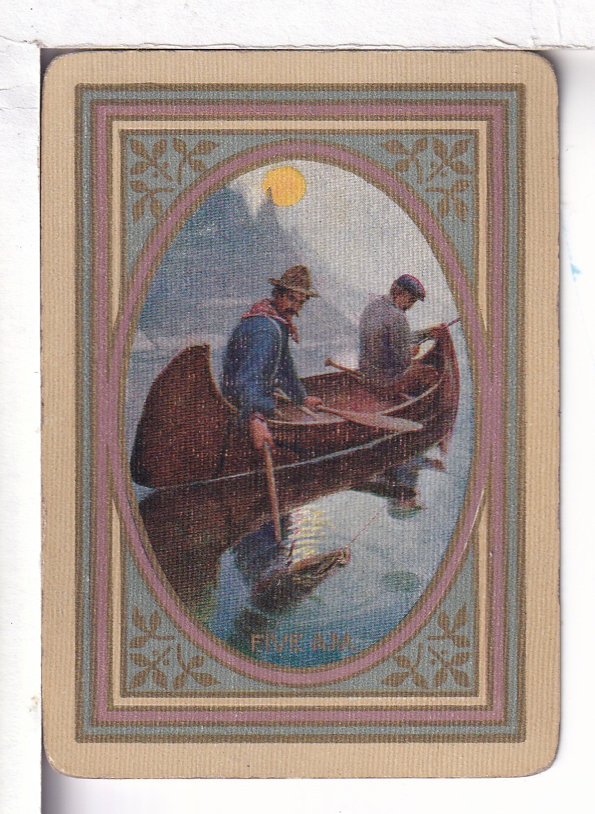 Single Vintage Playing Card U.S. Wide Named 