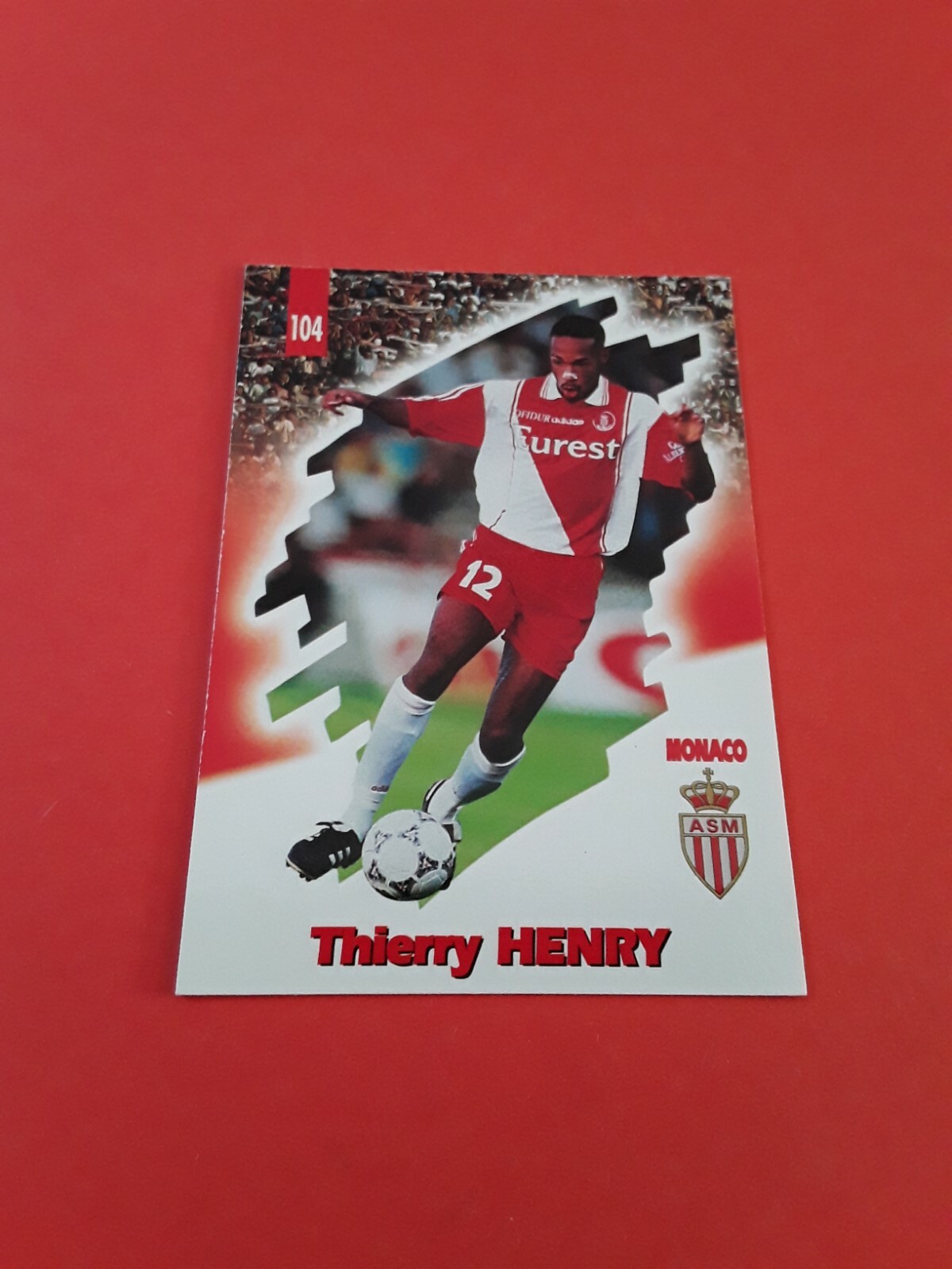 Panini foot 97/98 THIERRY HENRY ROOKIE Monaco France 