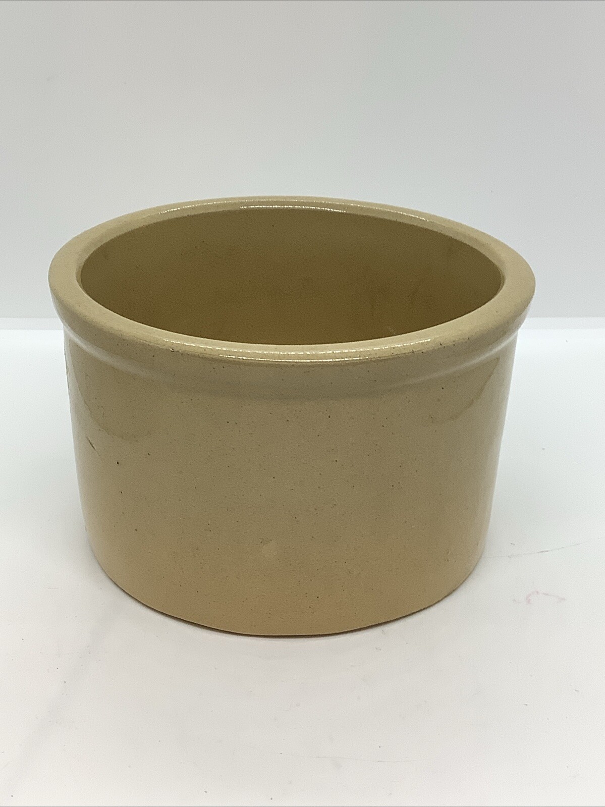 Vintage RRP Co Roseville Ohio Small Crock 4” x 6